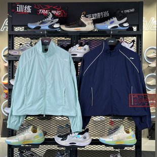 李宁女子外套2026夏季 宽松休闲百搭柔软舒适运动风衣AFDW758 新款