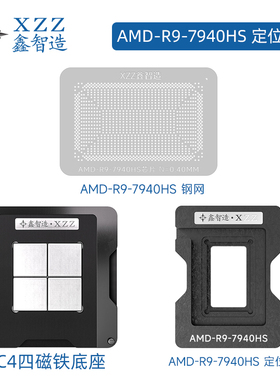 鑫智造AMD R9-7940HS显卡GPU核心芯片植球钢网植锡台