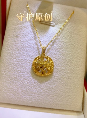 消防项链送女友消嫂特色创意s925纯银项链银饰礼物异地消恋信物