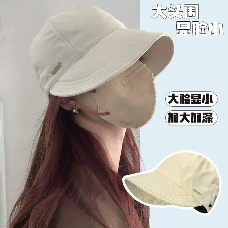 新款鸭舌帽女春夏季遮阳帽户外帽子防紫外线速干半空顶太阳防晒帽