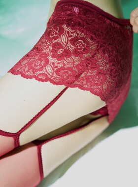 半包臀丝袜性感诱惑蕾丝连裤袜一体式吊带高筒912针