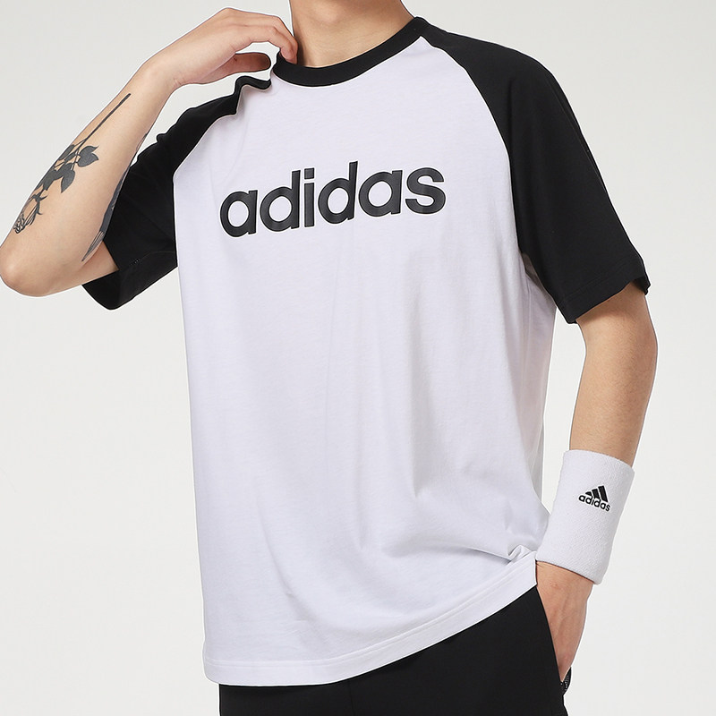 adidas阿迪达斯neo短袖男装运动服透气休闲圆领半袖上衣t恤gp4898