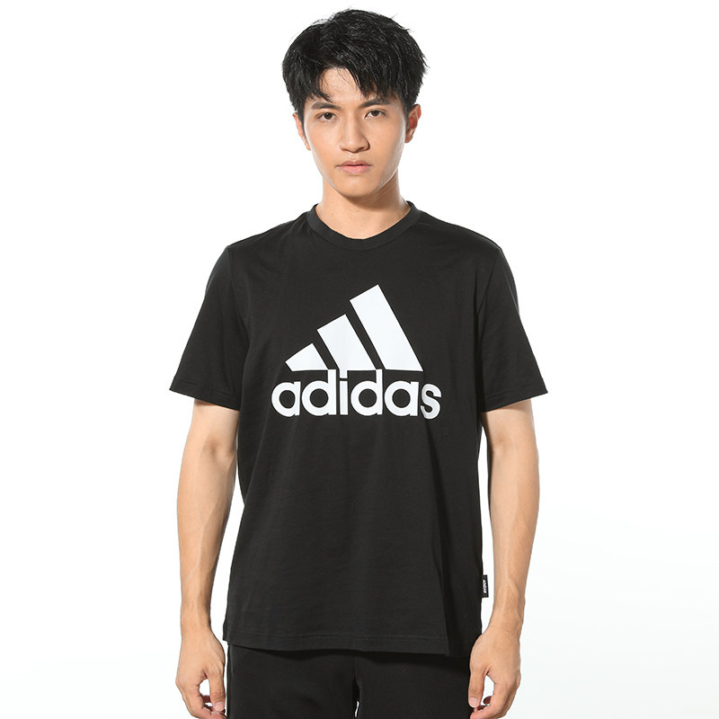 adidas阿迪达斯短袖男新款舒适运动宽松圆领休闲半袖t恤gc7346