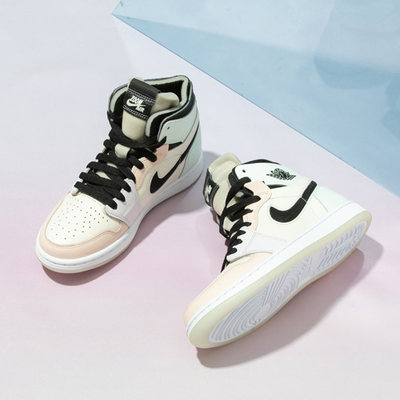 NIKE耐克女鞋AJ1篮球鞋AIR JORDAN 1 ZOOM AIR运动鞋潮CT0979-101