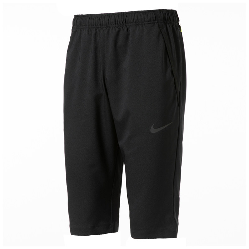 nike耐克男裤新款运动裤休闲裤子跑步训练中裤七分裤男cu4956-010