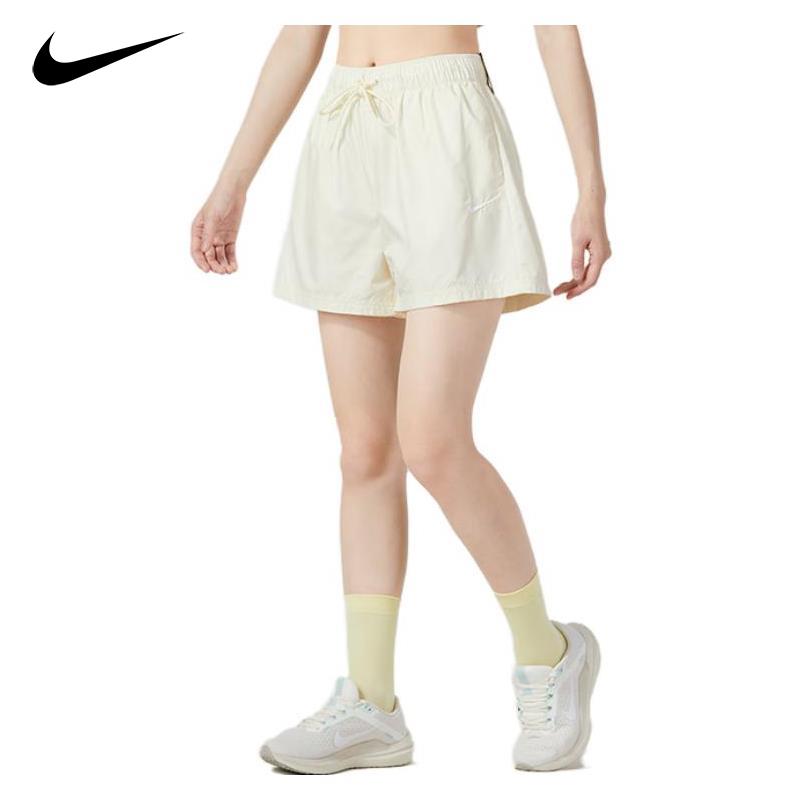 Nike耐克女装裤子新款系带训练休闲运动短裤DM6761-113 运动服/休闲服装 运动中长裤／短裤 原图主图