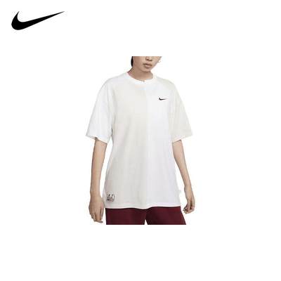 Nike耐克女装短袖上衣训练圆领评价休闲运动T恤FQ0366-030