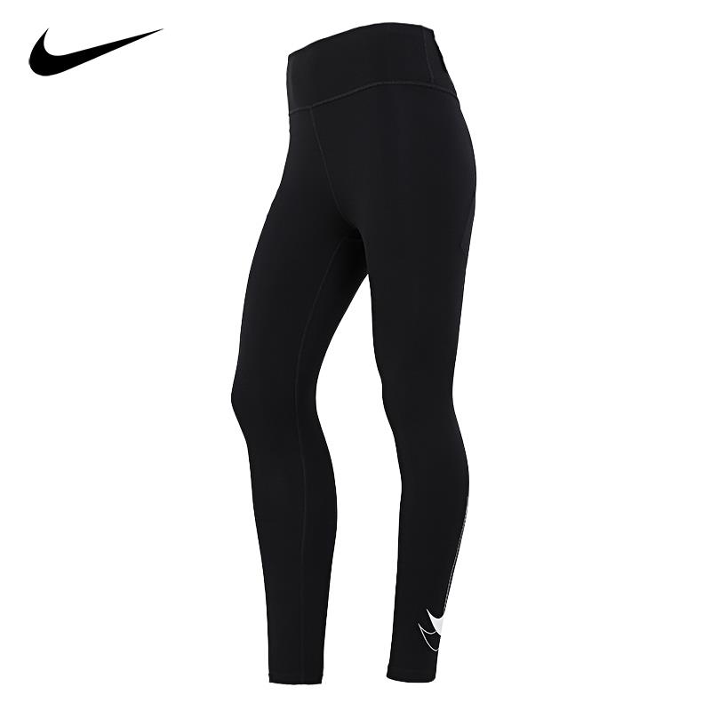 Nike耐克女装裤子新款大logo训练跑步健身运动长裤DD5280-010