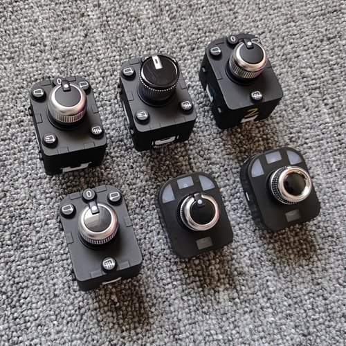 适用奥迪A3A4LA5A6LA8Q3Q5L后视镜开关 倒车镜开关 调节控制旋钮
