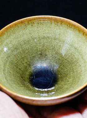 垚山杨世忠正品建盏茶沫主人杯纯手工茶杯原矿茶盏天目盏高端茶具