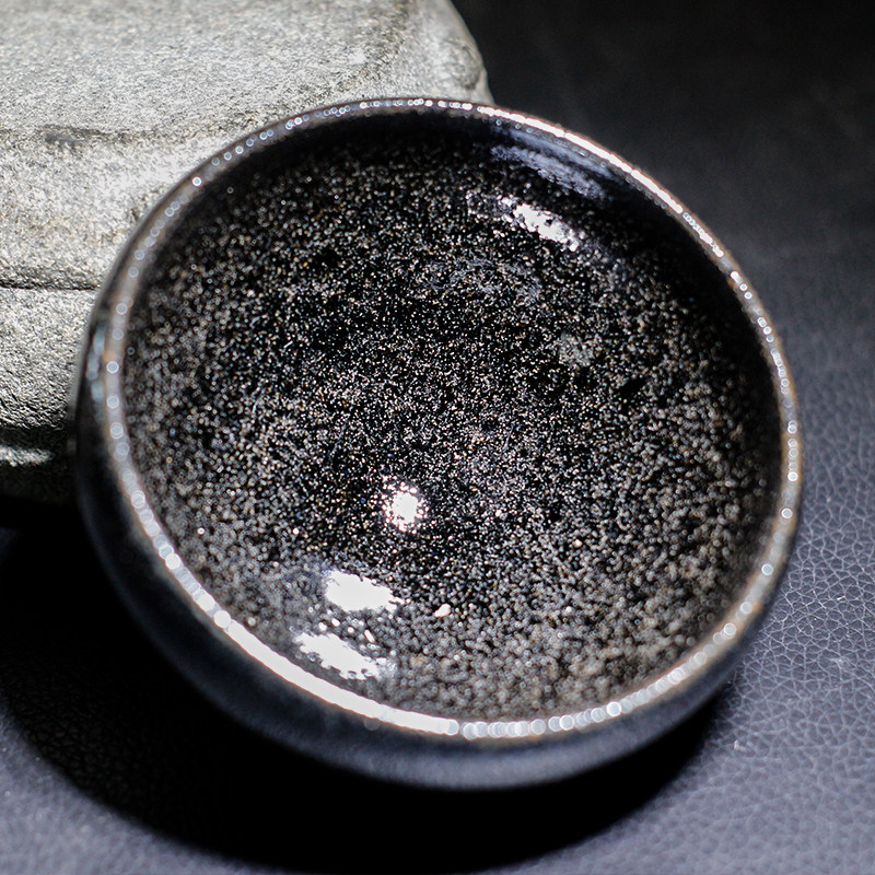 古法建盏行云龙窑柴烧玉子口乌金纯手工主人杯茶杯茶盏原矿