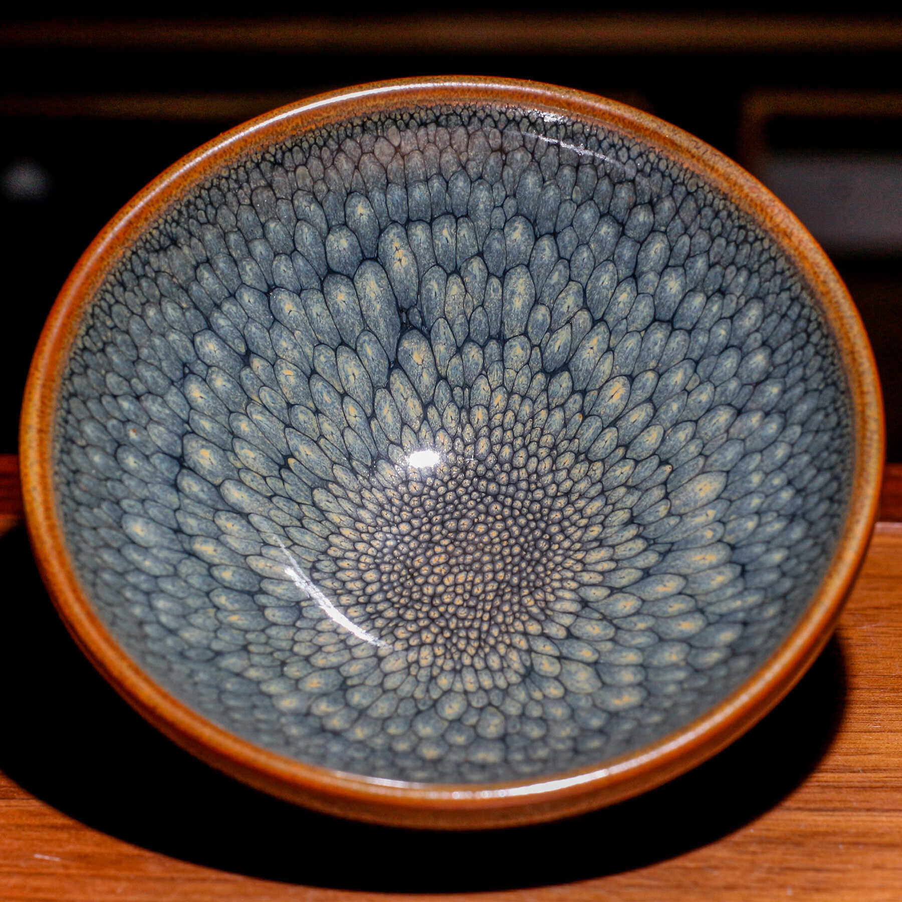 孙福昆亲弟孙福平建盏纯手工茶杯茶盏鹧鸪斑建盏三色主人杯单杯