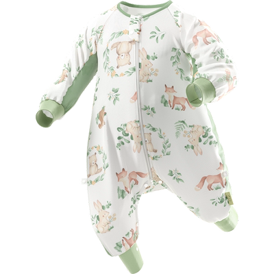 威尔贝鲁竹棉纱布春夏分腿睡袋