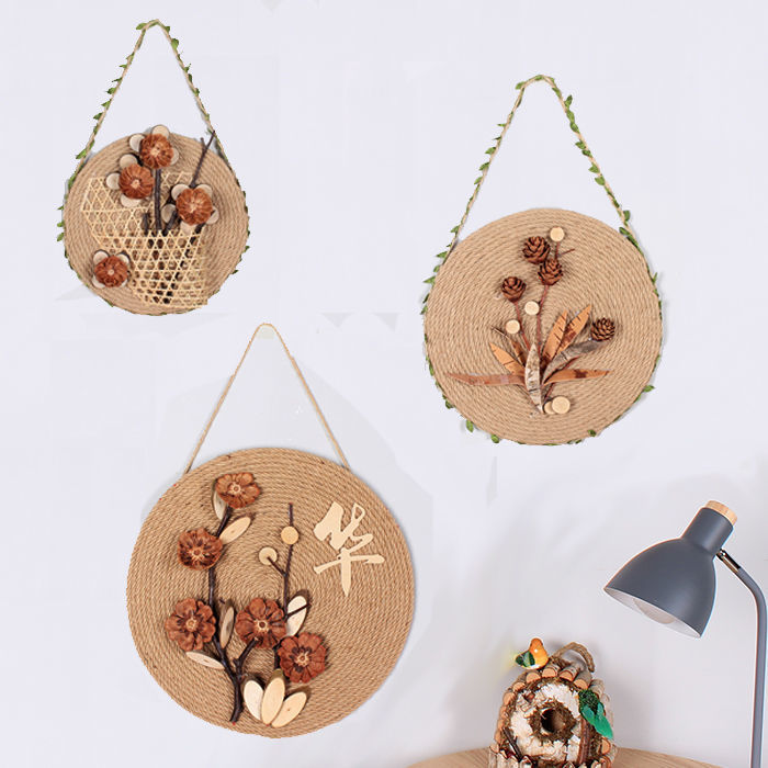 墙上装饰品挂件圆盘创意教室室内卧室客厅幼儿园壁饰