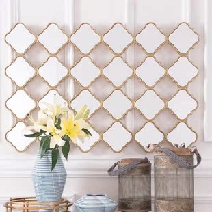 家居装饰品挂件壁饰壁挂镜子墙面装饰镜子玄关镜子客厅组合镜挂饰