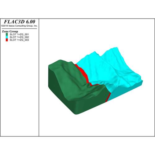 FLAC3D真三维地质模型，边坡，煤矿等均可以，犀牛建模可以代做