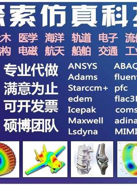 Fluent Icepak udf icem cfx flow3d starccm+ adina CFD流体代做