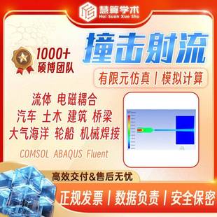 撞击射流丨COMSOL/FLUENT/ANASYS/ABAQUS/流体/汽车/土木/建筑FEM