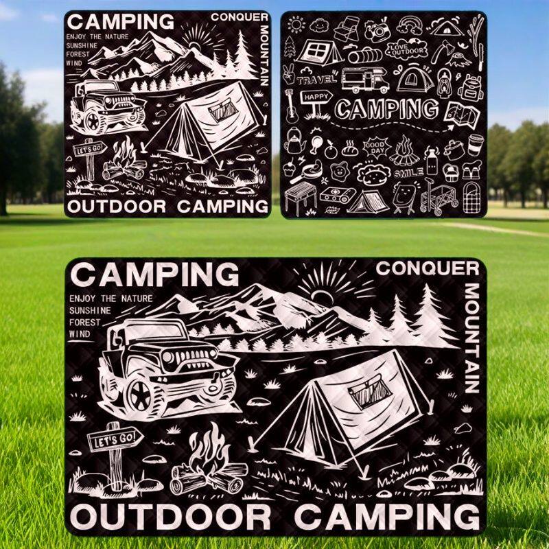 铝膜底超声波野餐垫加厚160G棉