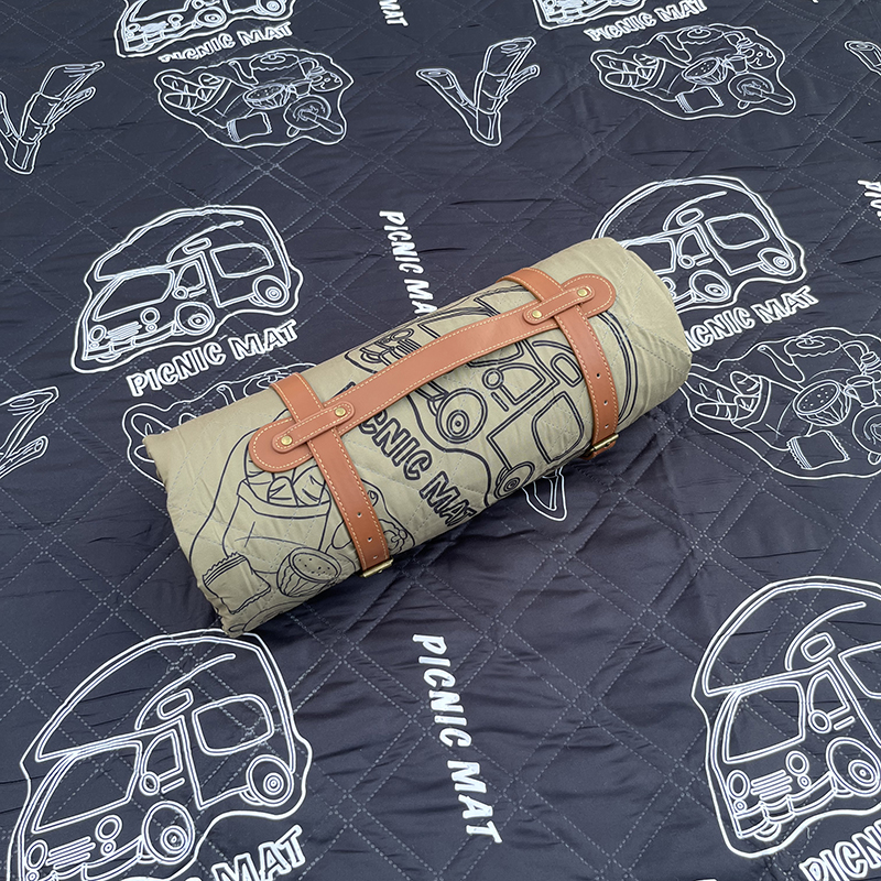 超聲波夾棉野餐墊可機洗防潑水