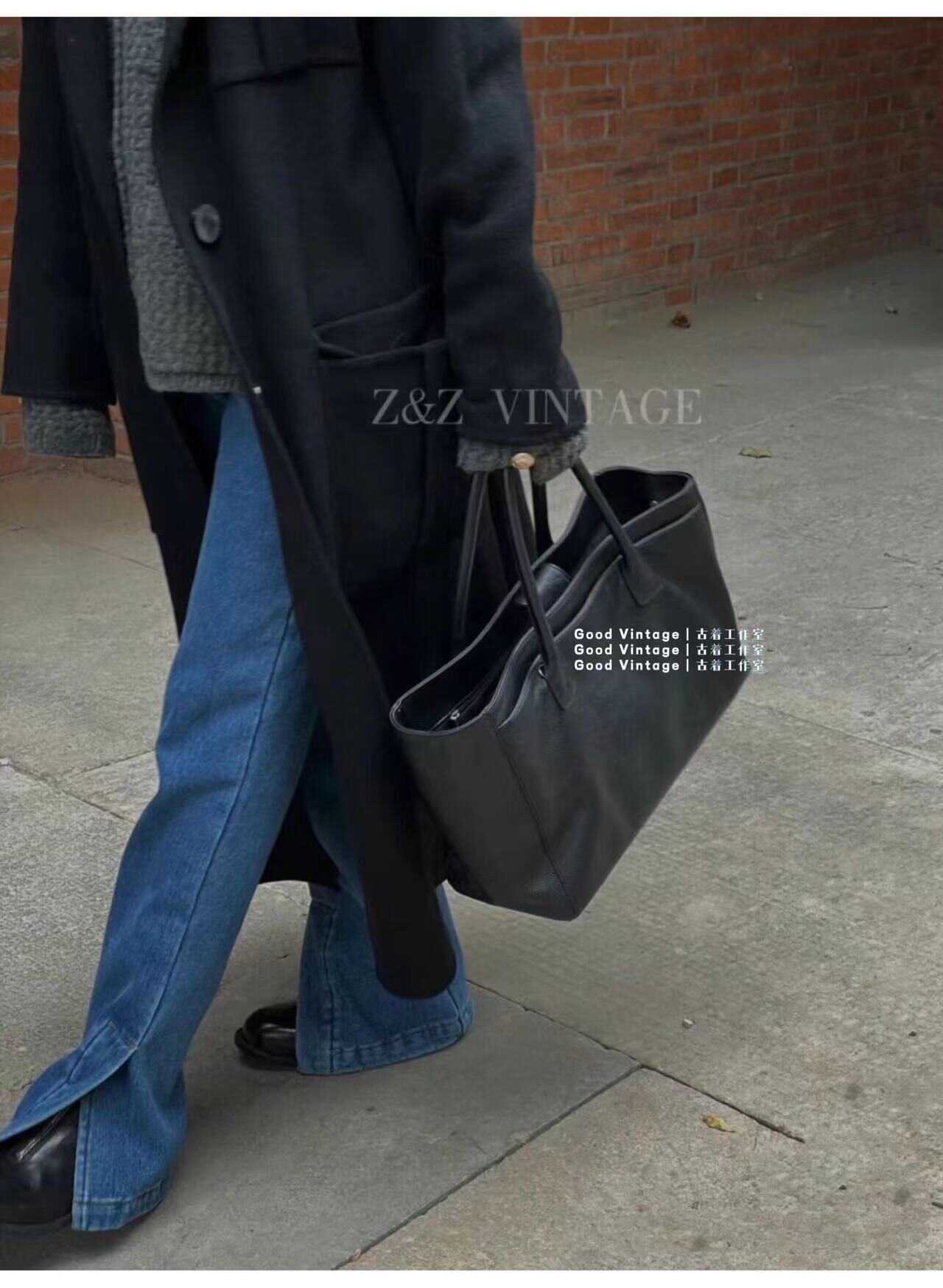 复古大容量包包中古款Cerf托特包高级感单肩通勤包