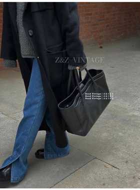 复古大容量包包中古款Cerf托特包高级感单肩通勤包