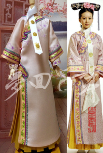 步步惊心若曦款整套服饰 娃娃服饰清朝旗装古装娃衣清朝旗装