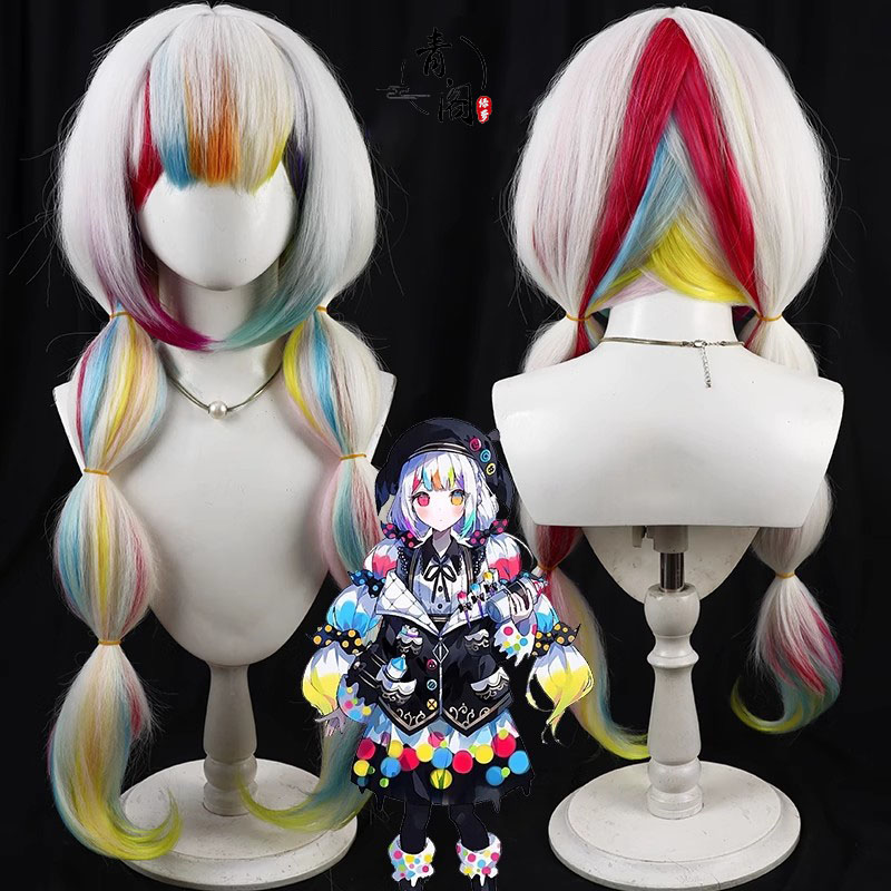 【青阁】魔法少女的魔女审判 城崎诺亚cos假发加粗玉米须蓬蓬丝