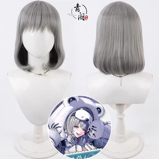 【青阁】胜利女神 妮姬 尼夫cos假发NIKKE灰色波波头