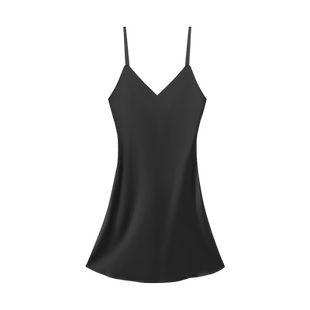 100%真丝睡裙女士夏季2026新款大码可外穿性感丝绸桑蚕丝吊带睡衣