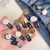 腰围改大神器裤 子大小调节扣牛仔裤 腰加长扩腰免缝延长可拆除纽扣