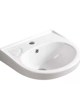 小户型洗脸盆挂墙式陶瓷洗手池迷你台盆卫生间公共厕所