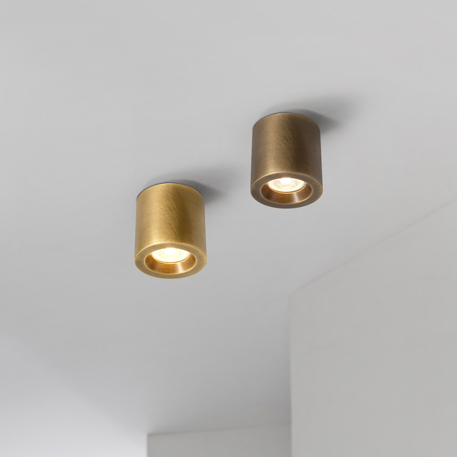 全铜明装筒灯免开孔客厅天花灯北欧轻奢走廊玄关过道吸顶COB射灯,家装灯饰光源,明装射灯,淘宝优惠券,粉丝福利购,淘宝优惠卷