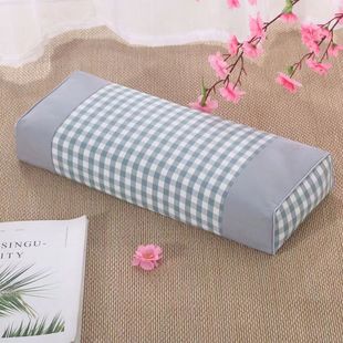 纯棉老粗布方形颈椎荞麦壳枕学生枕全儿童成人艾草枕栢仔壳枕枕套