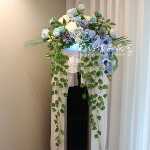 饰仿真花艺摆件为您客厅锦上添花 装 客厅立式 圆柱空调电视柜下垂式