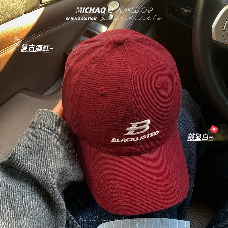 韩系春夏季大头围显脸小鸭舌帽女