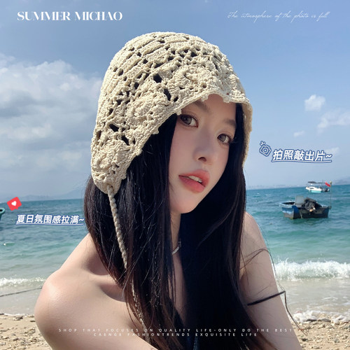 夏季出行旅游推推空顶帽女