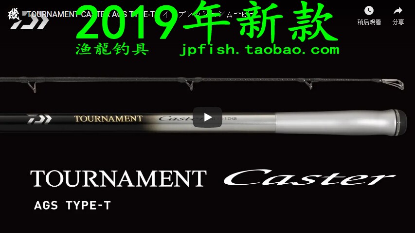 Daiwa TOURNAMENT CASTER AGS TYPE-T 32-428 29 33号-400 远投竿
