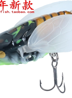 Daiwa达亿瓦DROWN CICADA REV马口用仿生蝉形路亚饵61mm4.6g 21款