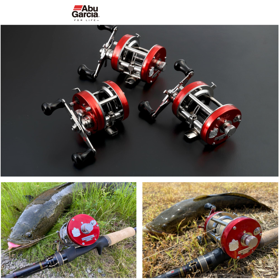 25款 AbuGarcia 阿布 Ambassadeur Factory Tuned Red 雷强鼓轮