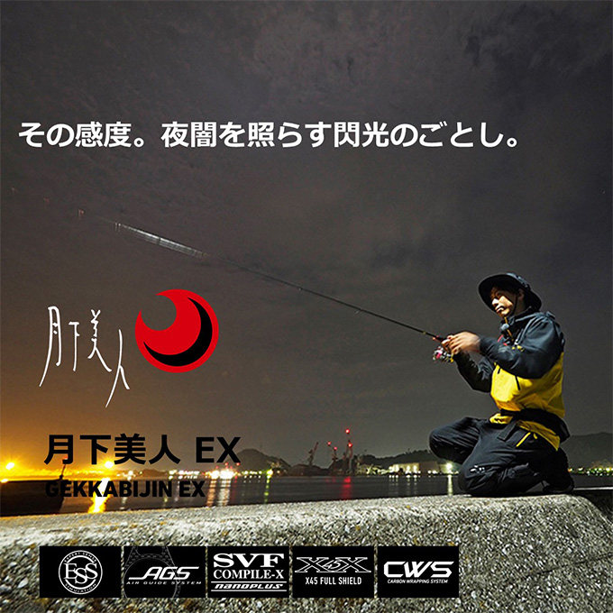 Daiwa 月下美人EX AGS 510UL-S 66L-S 68L-T 74UL-S 根钓竿