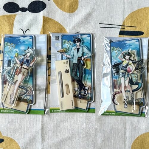 【店铺上新】韩谷明日方舟终末地汉堡联动系列立牌陈千语卡缪周边