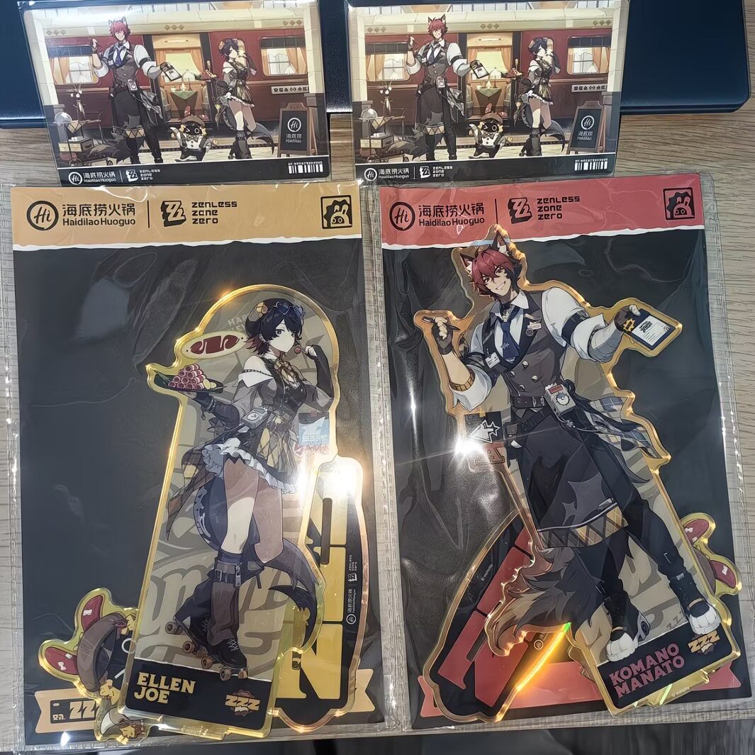 【店铺上新】新谷绝区零海底捞联动新加坡限定系列立牌爱莲真斗谷图片