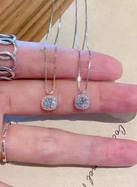 muxi方糖项链女ins简约小众新款感锁骨链女友情人节礼物包邮