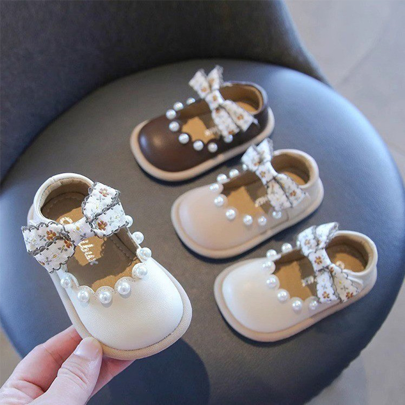 公主鞋女童小皮鞋春秋季女宝宝单鞋春秋洋气婴儿学步春款幼儿鞋子