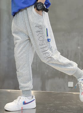 长裤束腿宽松男童装秋季秋装裤子