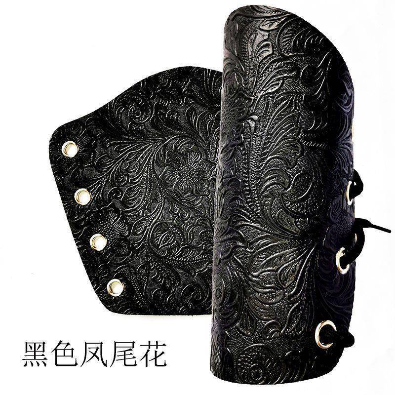 汉服护腕束袖古风复古刺绣明制汉服锦衣卫飞鱼服男配饰山文甲护臂