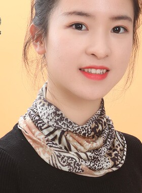 秋冬季羊毛假领子护颈围脖