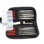 金刚石锉刀金刚石套装 平板小挫刀圆三角锉刀什锦金刚砂锉刀