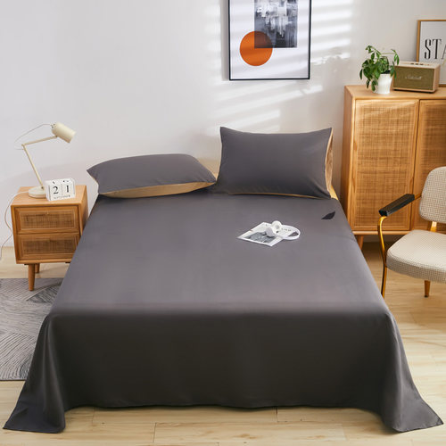 欧莱伊学生宿舍床单高支纯色